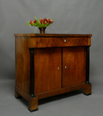 Biedermeier Halbschrank