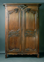 Barockschrank (Hochzeitsschrank), Frankreich, 18. Jhdt.