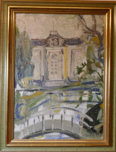 Herbert Zangs (1924-2003) "Palais am Wasser"