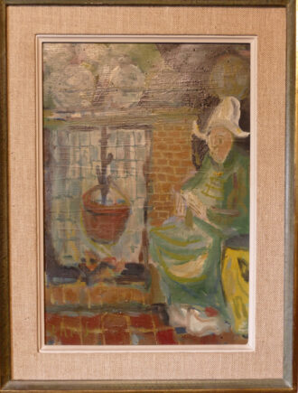 Herbert Zangs (1924-2003) "Küchenszene"